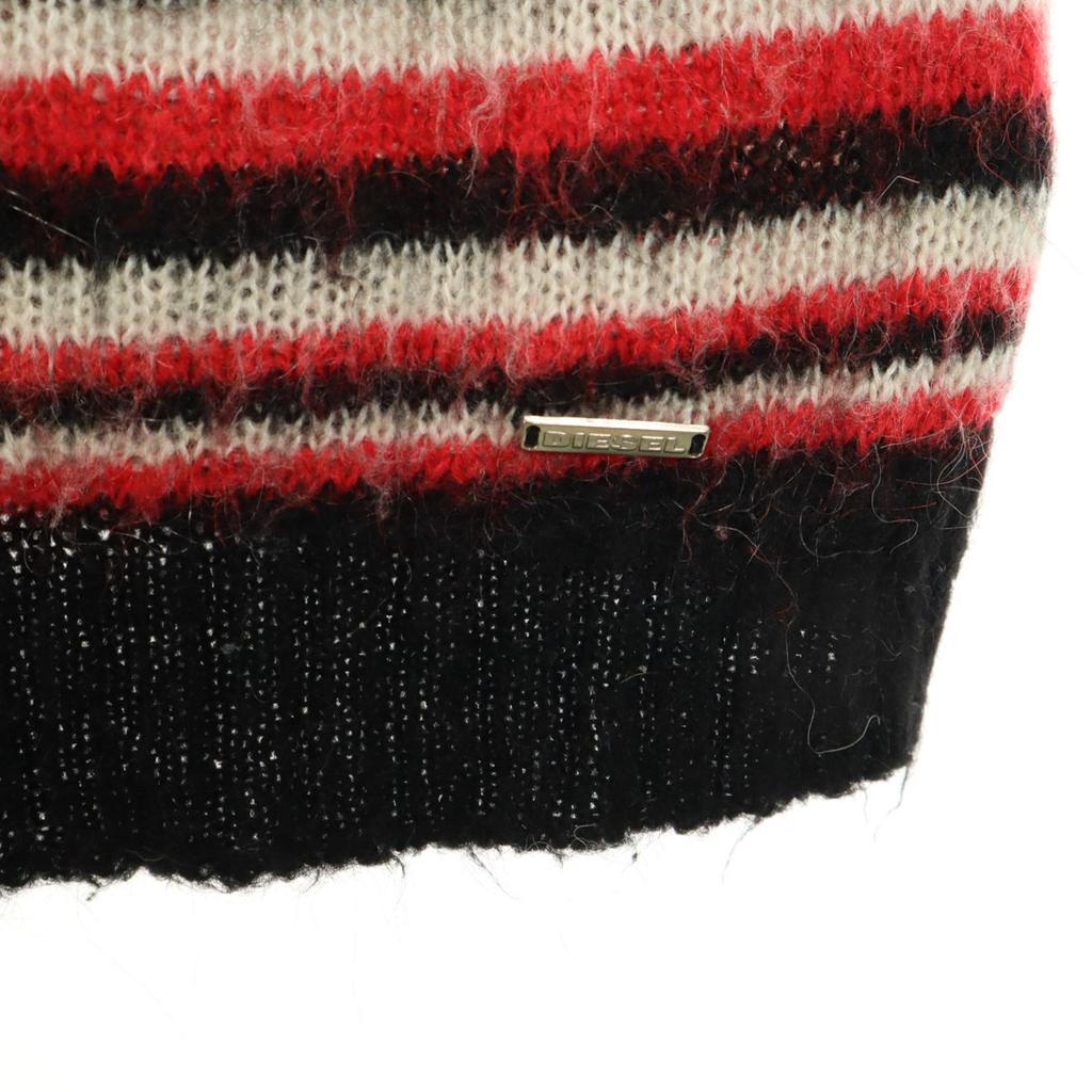 Diesel Made In Italy Border Long Sleeve Knit Cardigan L Black Series Men's Used