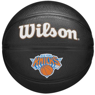 Wilson Minipiłka Team Tribute New York Knicks, czarna piłka do koszykówki unisex
