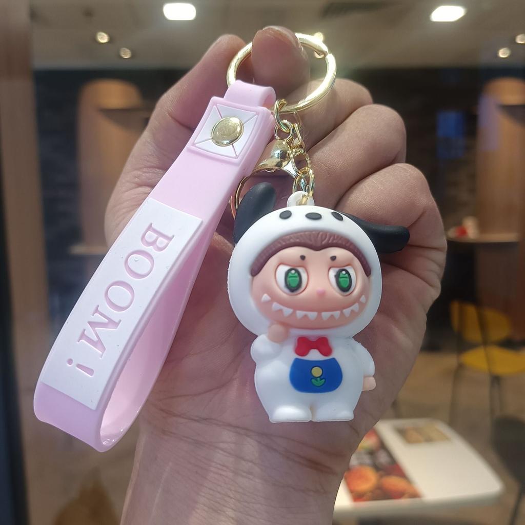 Buck Tooth Sheep Keychain Cute Cartoon Doll Schoolbag Pendant Car Key Chain Gift