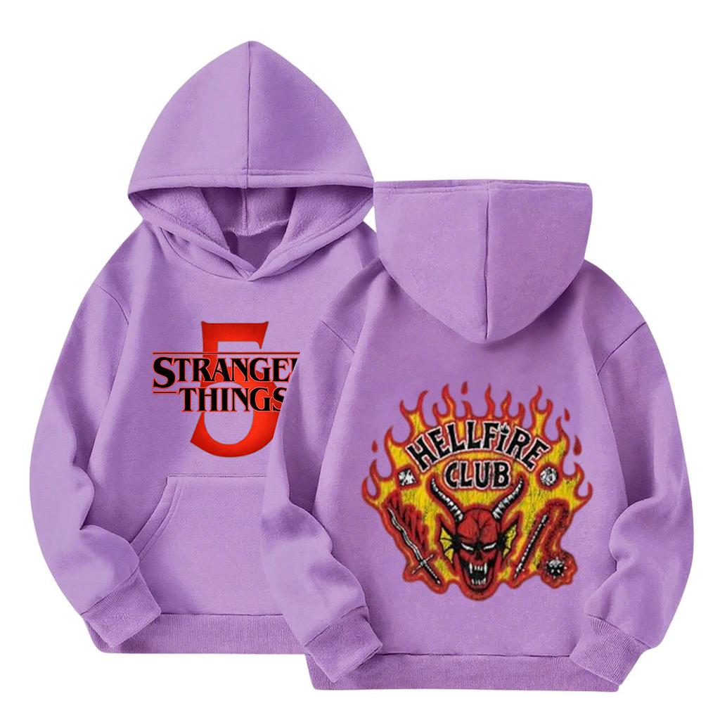 Kinder Kapuzenpullover mit Farbverlaufdruck Langarm Lockeres Sweatshirt Sweatshirt