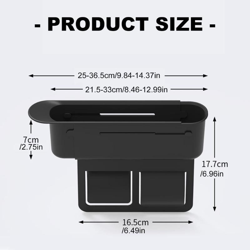 Car Seat Gaps Filler, Multifunctional Seat Side Gaps Filler Organizers Gaps Stopper for Most Model Car