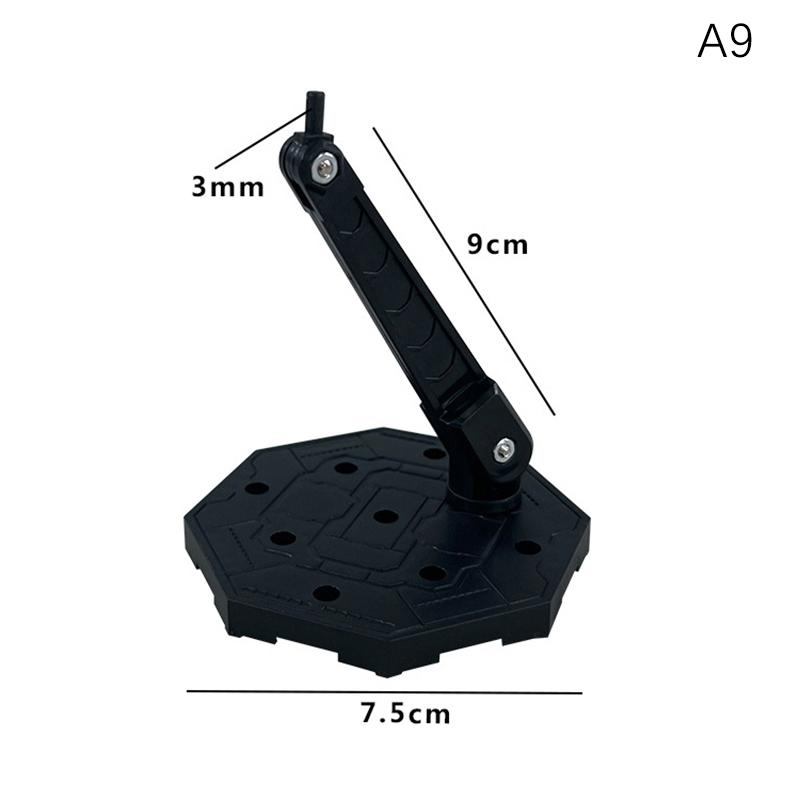 Innovativer und praktischer handgefertigter Puppen-DIY-Halter Actionfigur Modell Basis Displayständer Schwarze Halterung für 1/144 Hg Rg