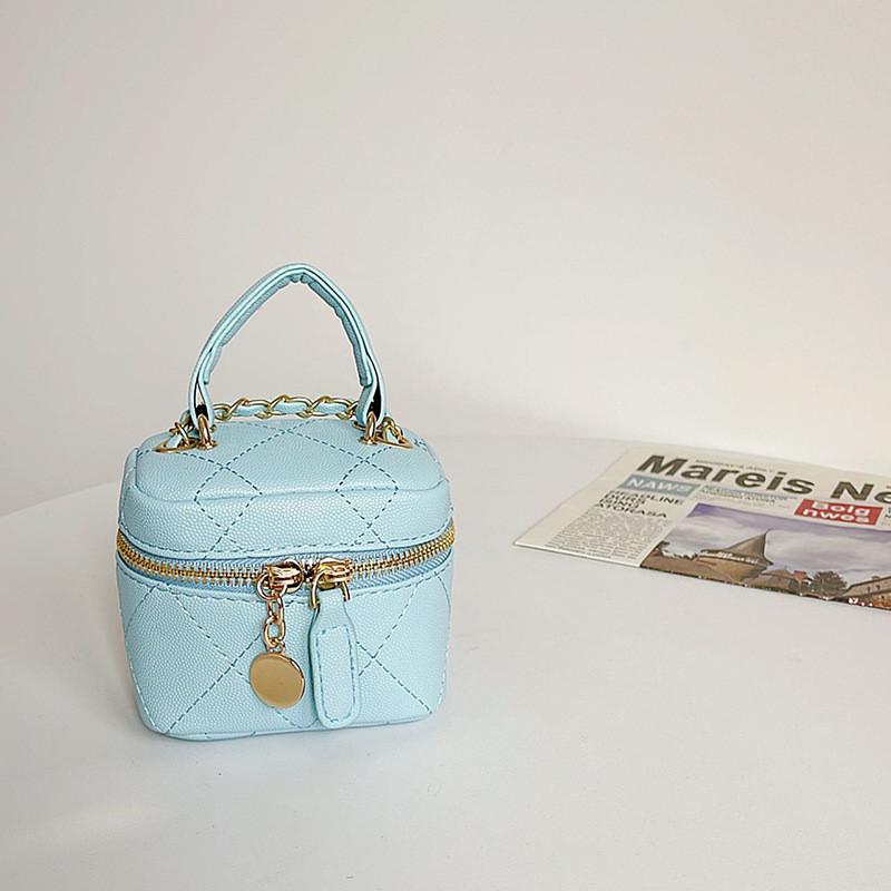 Stylish Mini Girls Bucket Bag Trendy Korean Chain Strap Fashion Accessory For Kids