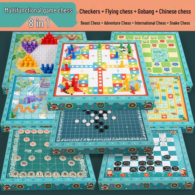 Children's Educational Board Games Set