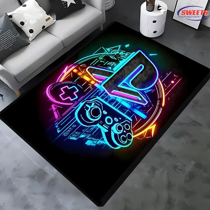 Druk 3D Kontroler do Gier Dywan Wielkopowierzchniowy do Salonu Sypialni Sofa Wycieraczka Kuchenna Mata Podłogowa Antypoślizgowa Dekoracja Trwała Mata