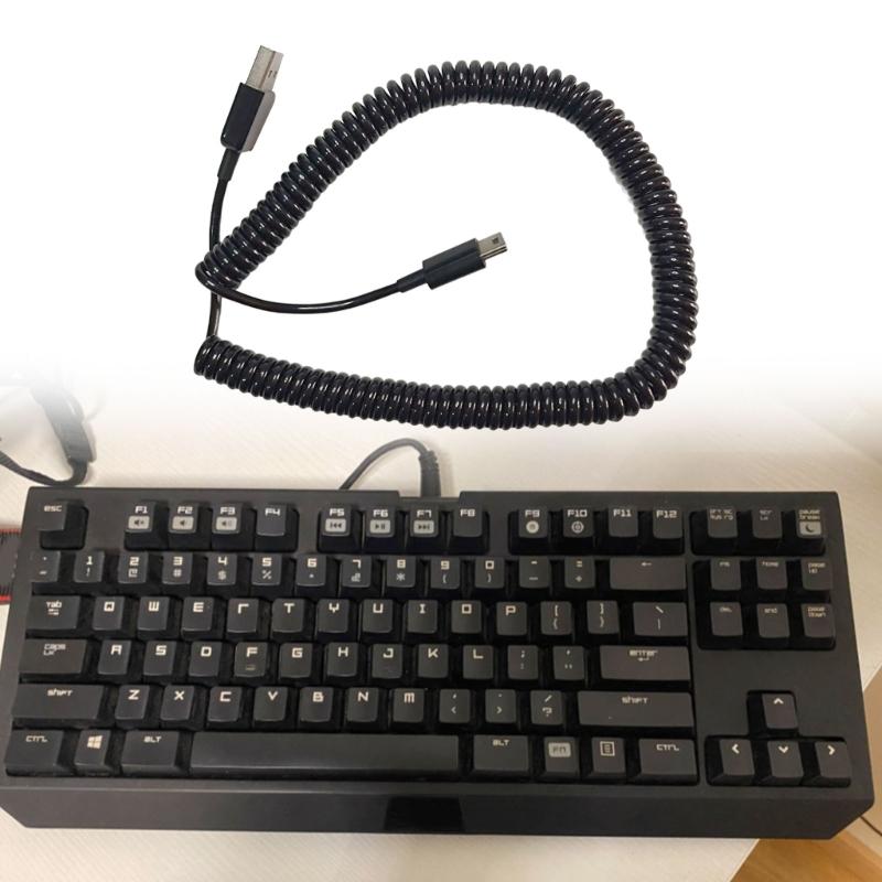 Keyboards Cable Replacement Plastic Metal Data Syncs Charging Wire for BlackWidow Tournament Part Repair