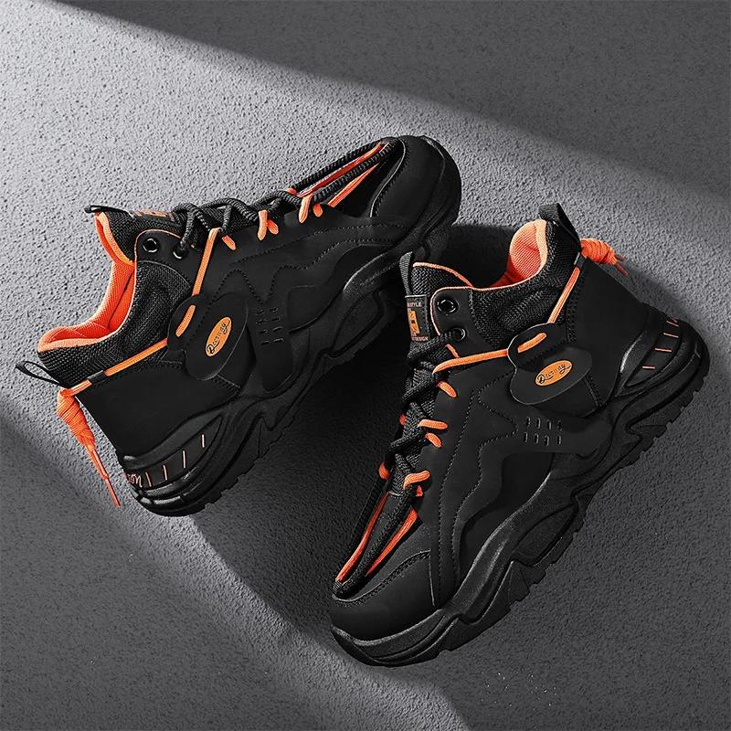 Spring Autumn New Classic Men's Shoes Fashion Versatile Casual Shoes Anti Slip and Wear Resistant Outdoor Running Shoes Sneakers