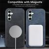 Magnetic Retro Leather Soft Case For Samsung Galaxy S24 FE S25 FE S25FE S24FE 5G Wireless Charging Phone Case Cover