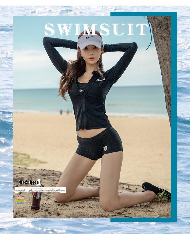 Women's Slimming Quick-Dry Surfing & Diving Sunsuit with Jellyfish Print, Korean Style