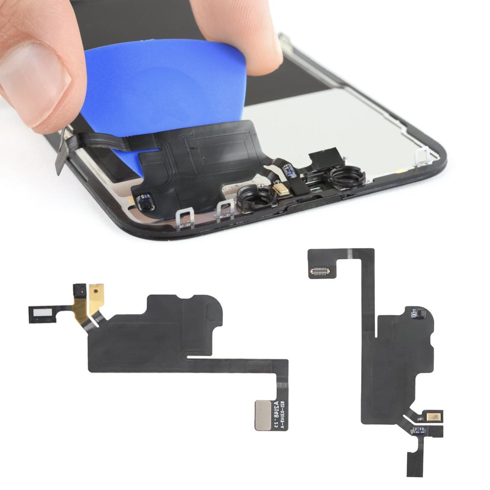 Upper Loud Speaker Ear Speaker For iPhone 13 Mini Pro Max Earpiece With Light Sensor Microphone Flex Cable Replacement