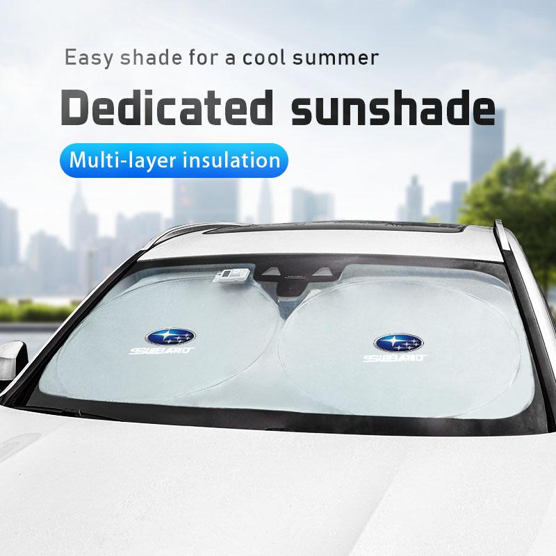 Car Windshield Sun Shade Cover Blocks Rays Protector Interior For Subaru STI Forester BRZ Outback Legacy Levorg Mpreza WRX 2006 PP222