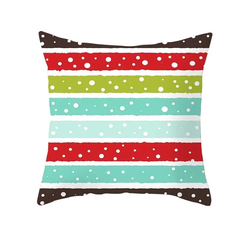 Christmas Themed Pillowcases Car Accessories Office Santa Claus Living Room Sofa Home Pillowcases