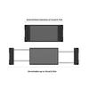 Rotating Car Tablet Holder Multi Angles Adjustment for Enhanced Viewing Comfort in Vehicle Backseat During Long Journeys