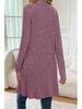 European & American Plus Size Women's Autumn/Winter Long Sleeve Loose Pocket Cardigan Knit Sweater Coat