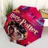 1pc Harry Potter And The Philosopher's Stone Automatic Folding Umbrella - Compact 8-Rib Design, Durable Plastic & Iron1441L