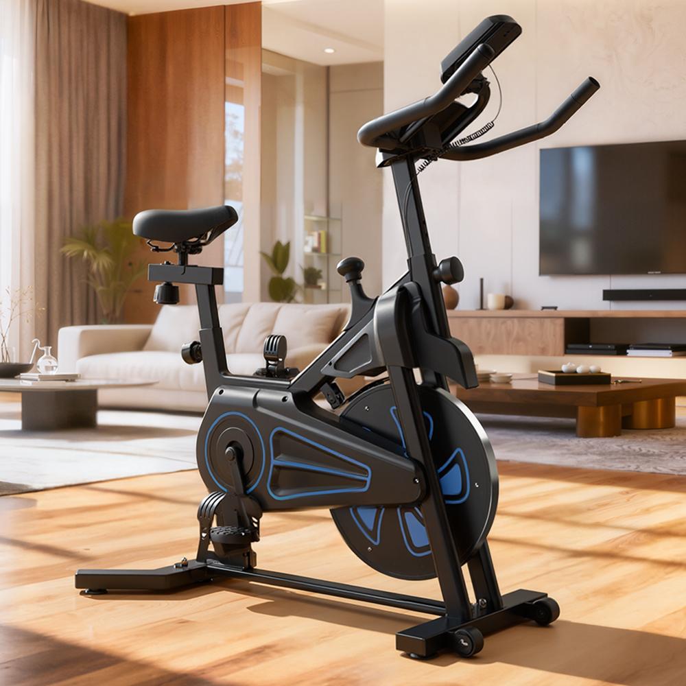 Formill QK116C Magnetic Exercise Bike 6KG Flywheel Adjustable Seat & Handlebar LCD Display Silent Indoor Cycling Bike for Home Fitness