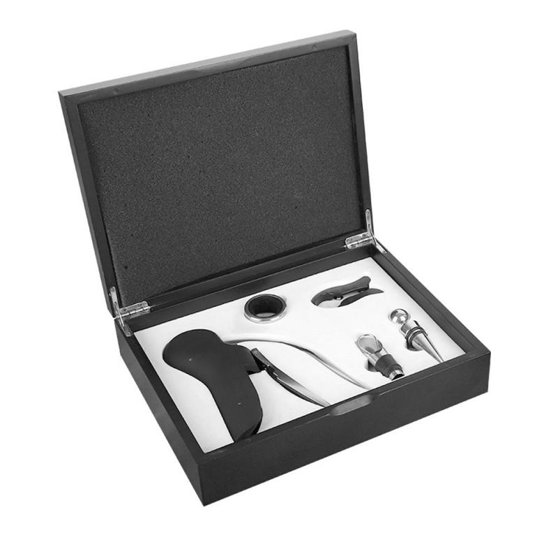 Premium Aluminum Wine Opener Set With Gift Box Portable Corkscrew Business Corporate Gifting