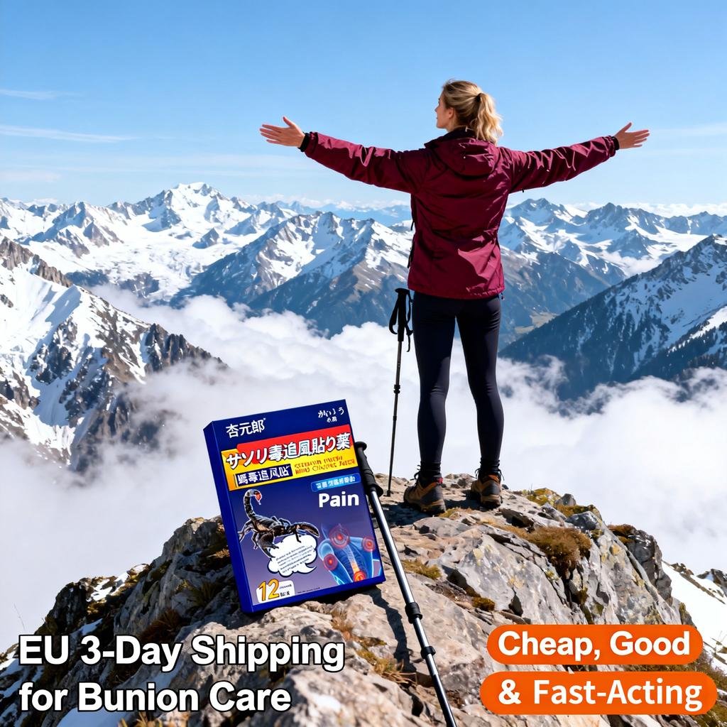 Beruhigendes Kräuterpflaster für Hallux Valgus - Bio Hautfreundliche Tägliche Pflege