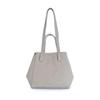 Barcos Cut Design Leather Asymmetrical One Taupe Bag, Women's, Size,