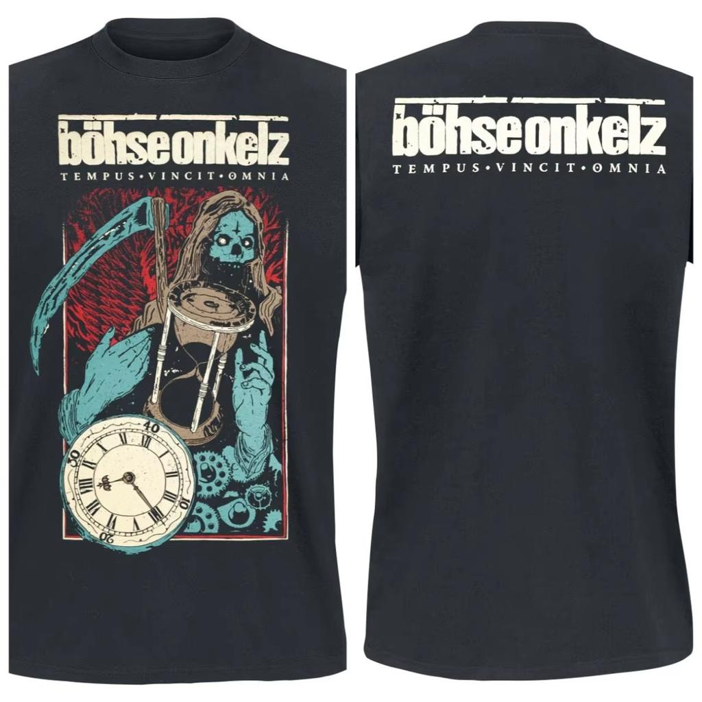 Hot Sale  Y2k Casual Cotton Tees Gehasst Verdammt Vergöttert II Peripheral Oversized Tops Böhse Onkelz 40 Year Streetwear Casual Clothing Tee Top