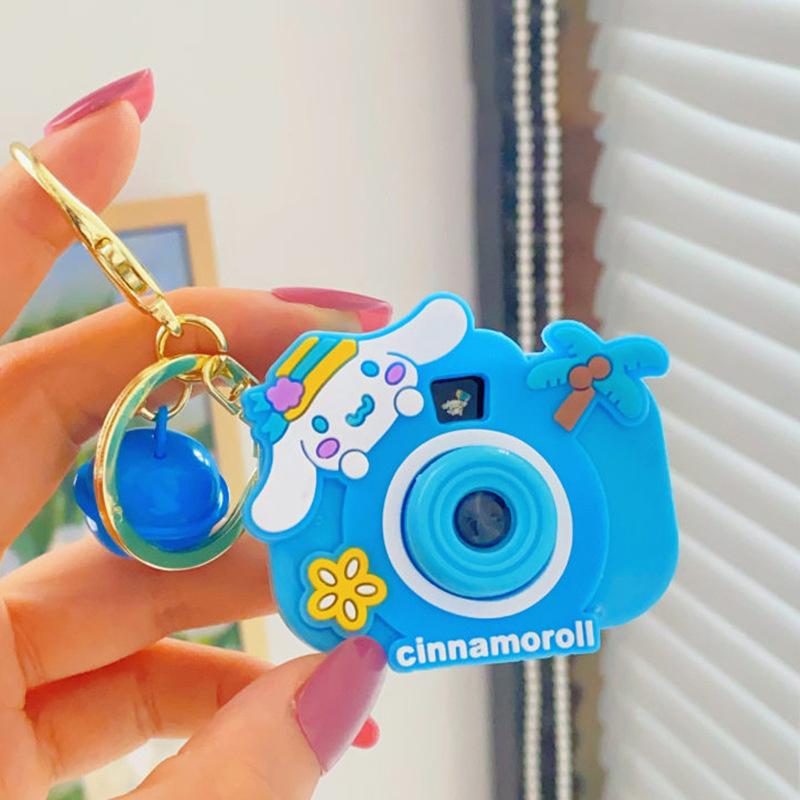 Creative Projection Camera Pendant Keychain Cute Doll Keychain Pendant Fashion Bag Decoration Accessories Children Gifts