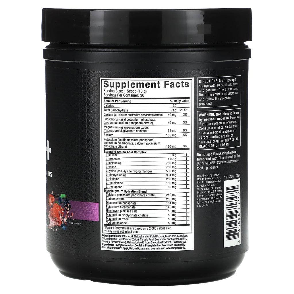 Platinum, 100% Eaa+, Fruit Punch, 393G(13.86Oz)