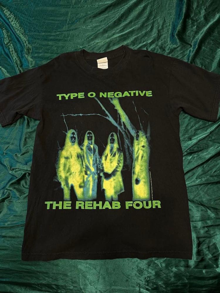 

Type O Negative The Rehab Four Full Size Unisex TShirt Gothic Style Graphic Unisex T-Shirt XL