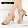 2026 Latin Dance Shoes for Women/Ladies Ballroom Tango Salsa Middle Heeled Indoor Dancing Shoes PU Latin Shoes 4colors