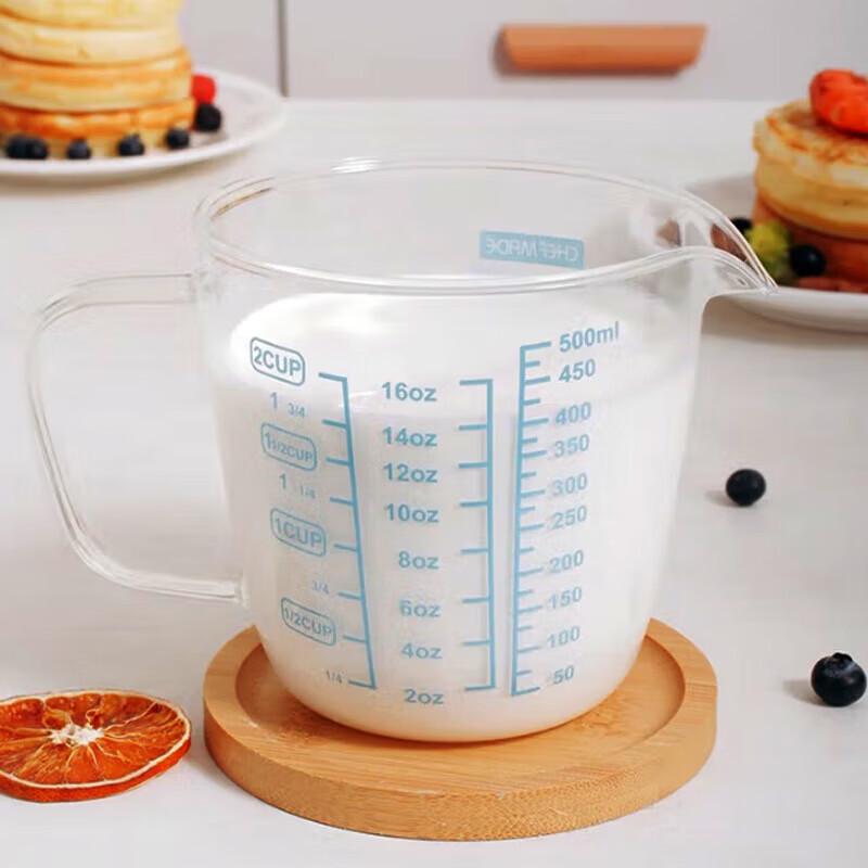 Heat-Resistant Glass Measuring Cup 500ml