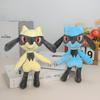 Pokemon Cute Anime Figure Doll 25cm Lucario Doll Model Toy Children Birthday Room Gift