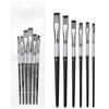 W89C 6Pcs Paintbrush Artists Paint Brush for Acrylic Watercolor Gouache Painting