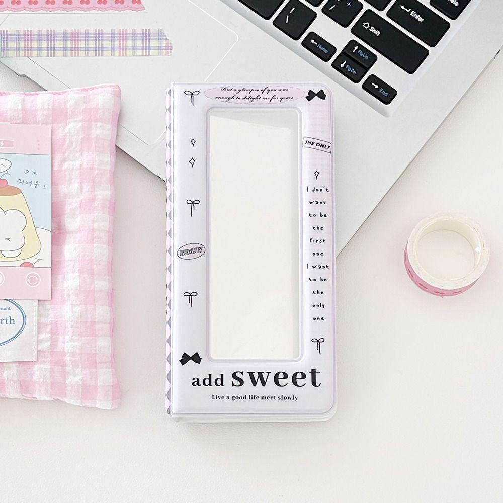 2x6 Inch Bow Photo Booth Frames 18 Pages 36 Photos Kpop Photocard Holder Photo Strips Cards Sleeves Collect Book Bookmark Holder