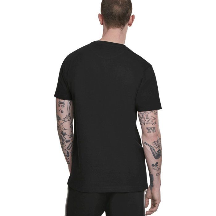 T-shirt ajusté - Urban Classics - Noir - 100% coton - Manches courtes - Col arrondi