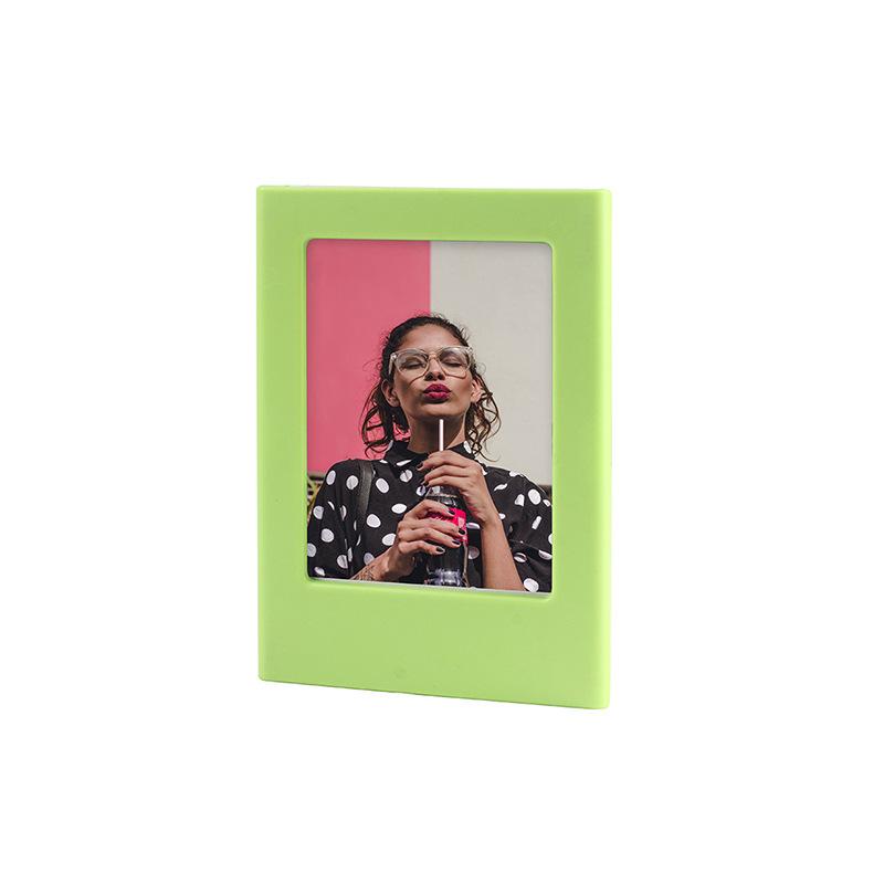 1Pack 3 Inches Blank Photo Frame Acrylic Refrigerator Magnetic Frame Mini Magnetic Refrigerator Photo Picture Frames Display Frame