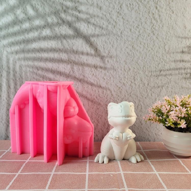 Animal Resin Mould Dinosaur Silicone Molds Ornament Plasters Molds Craft Supplies for Fondant Decoration