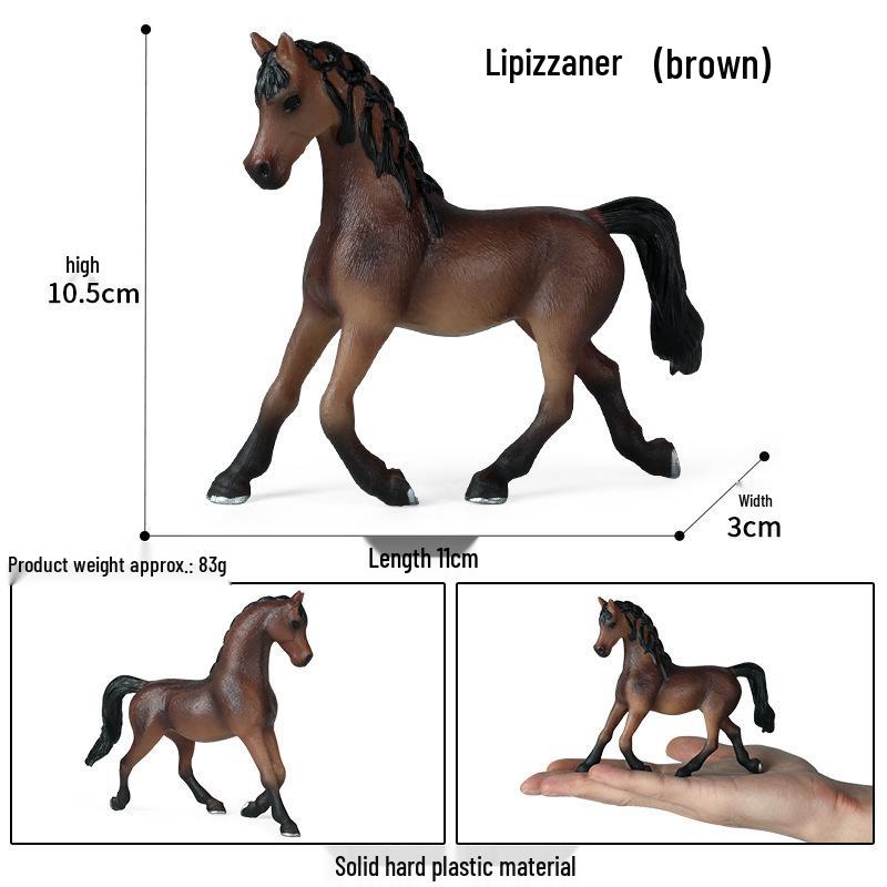 Children's Prancing Horse and Jockey Toy Set