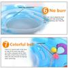 Baby Newborn Pool Floats Inflatable Floats Ring Adjustable with Side Handle
