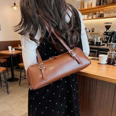 Light Luxury Niche High-end Portable Baguette Bag Women's 2 New Trendy Shoulder Bag Fashionable Versatile Armpit