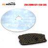 25H Chain 80T 92T Tooth 29mm Rear Sprocket 136L Link Chain For 47CC 49CC Mini Moto ATV Quad Dirt Pit Pocket Bike
