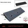 Curb and Threshold Ramp Mat - Rubber Slope for Home or Car Use