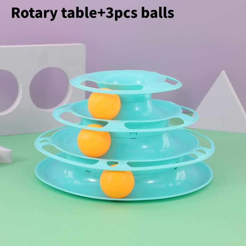 Play Toy Cat Six Tier Spin Platform Stimulating Exercise Entertainment Supplies