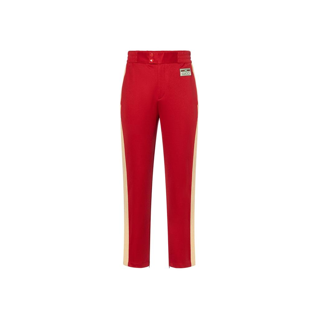 GUCCI Knitted Sweatpants Men's Red 625306-XJCNI-6057