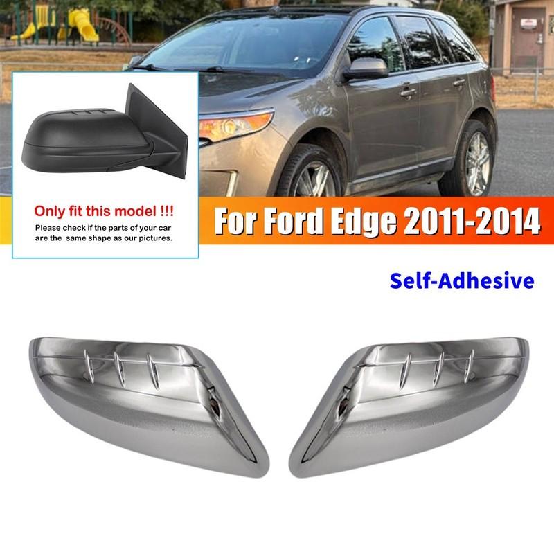 Для Ford Edge 2011-2014 Хромированная Накладка на Зеркало Заднего Вида Боковое Зеркало Крышка Накладка на Крыло Внешняя Накладка на Дверь ABS Аксессуары