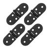 Set of 4 Iron 270 Degree Rotating Round Edge Folding Table Hinges for