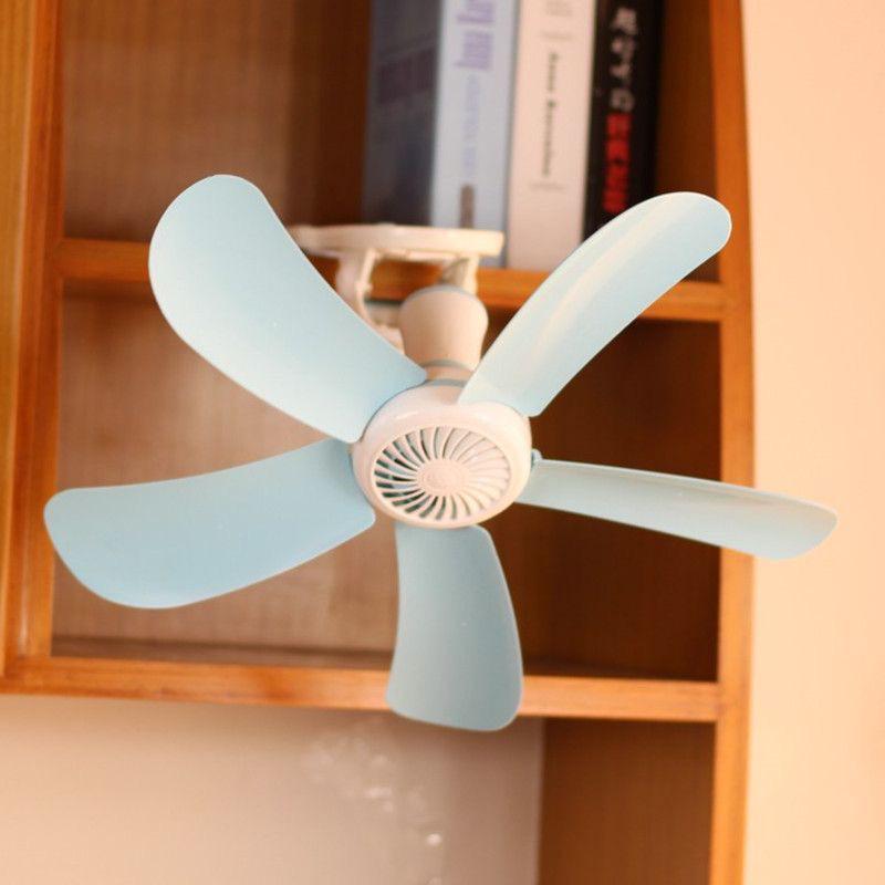 Compact Clip-On Fan for Dorms and Bedrooms - Powerful Wind, Ideal for Beds, Versatile Hanging or Stand Use