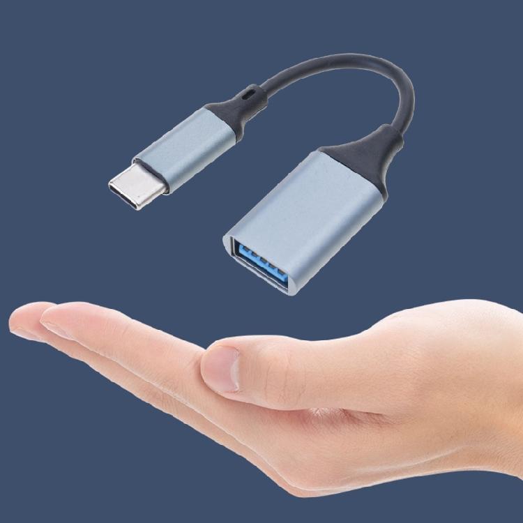 Efficient Type C to USB3.0 OTG Connector Rapid Data Transfer and Expansion for Smartphones and Laptops