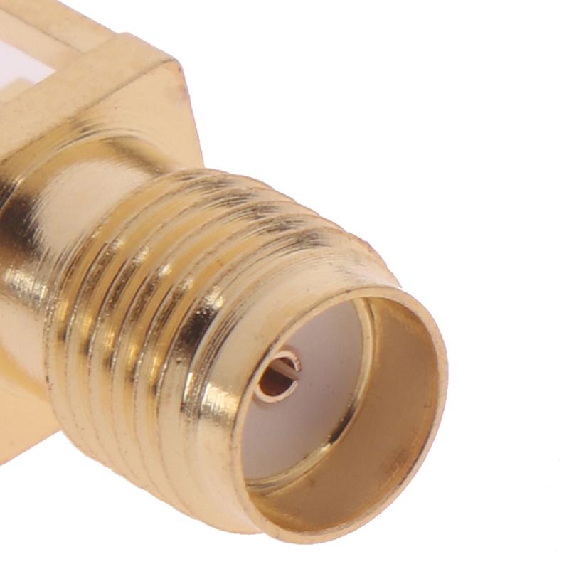 10X 1.6Mm Sma Female Jack Solder Nut Edge Pcb Clip Straight Mount Rf Connector