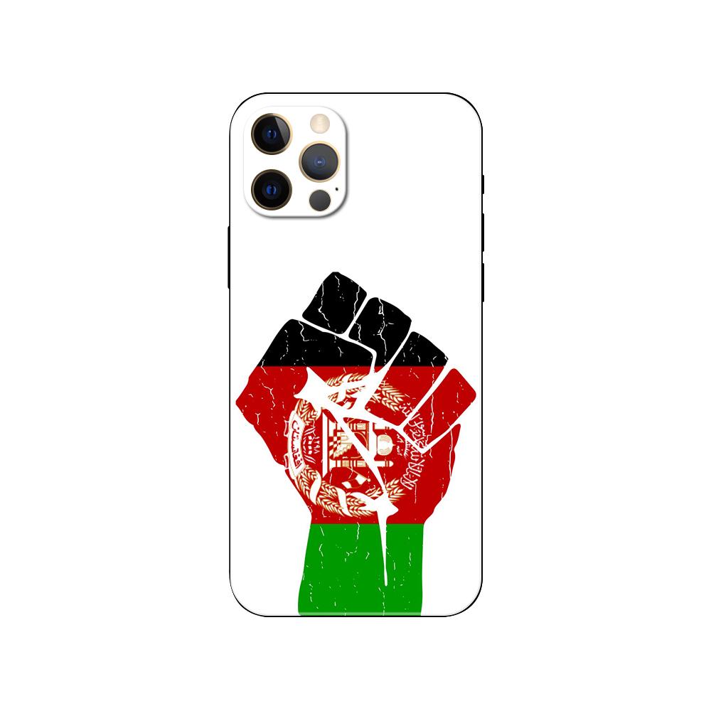Afghanistan Flag phone case for iphone 5 5s 2020se 6 6s 7 8 plus x 10 XR XS 11 12 13 mini pro MAX black tpu back cover