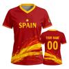 Women's Custom Soccer , Personalized Sports Top for Day, Short Sleeve Athletic Wear