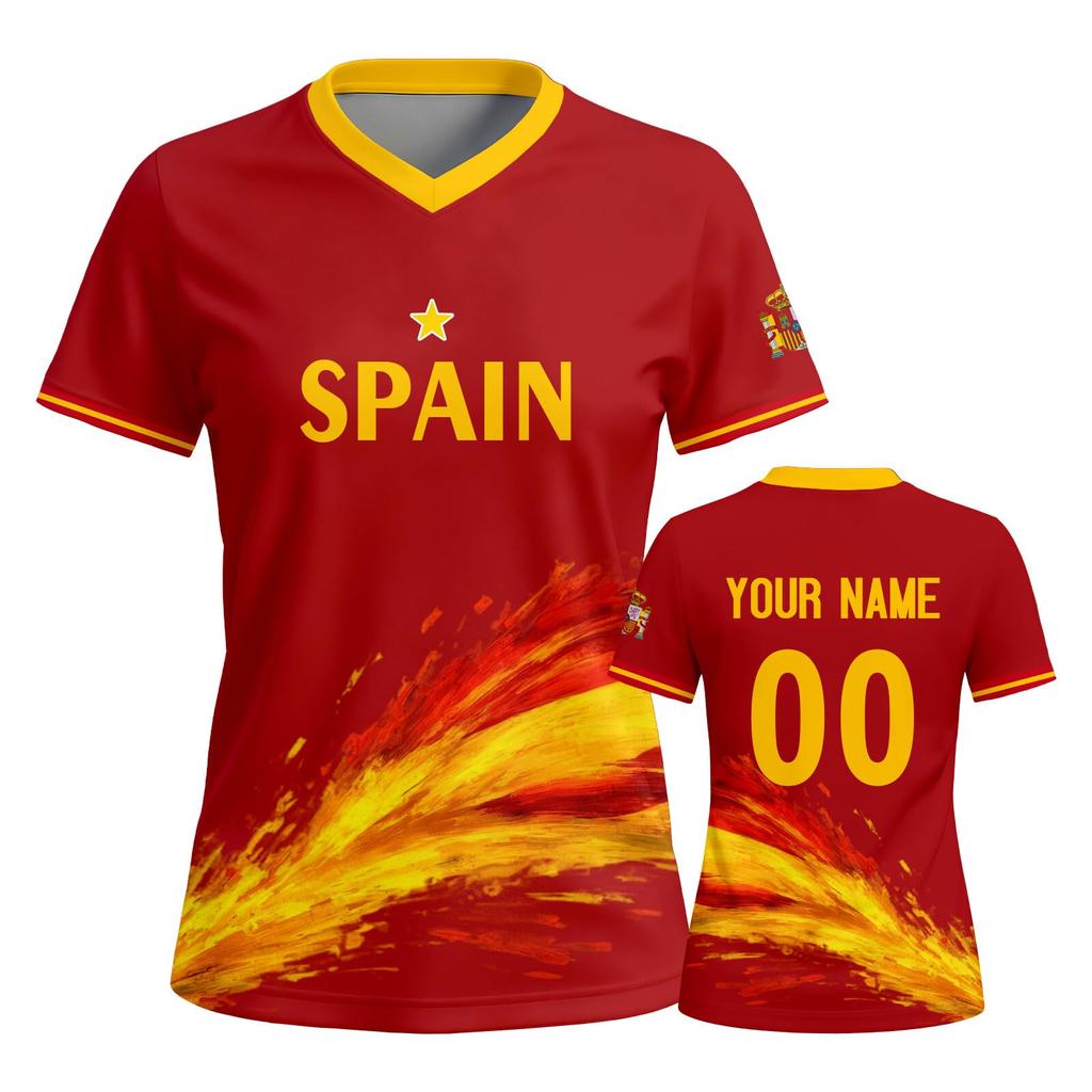 Women's Custom Soccer , Personalized Sports Top for Day, Short Sleeve Athletic Wear